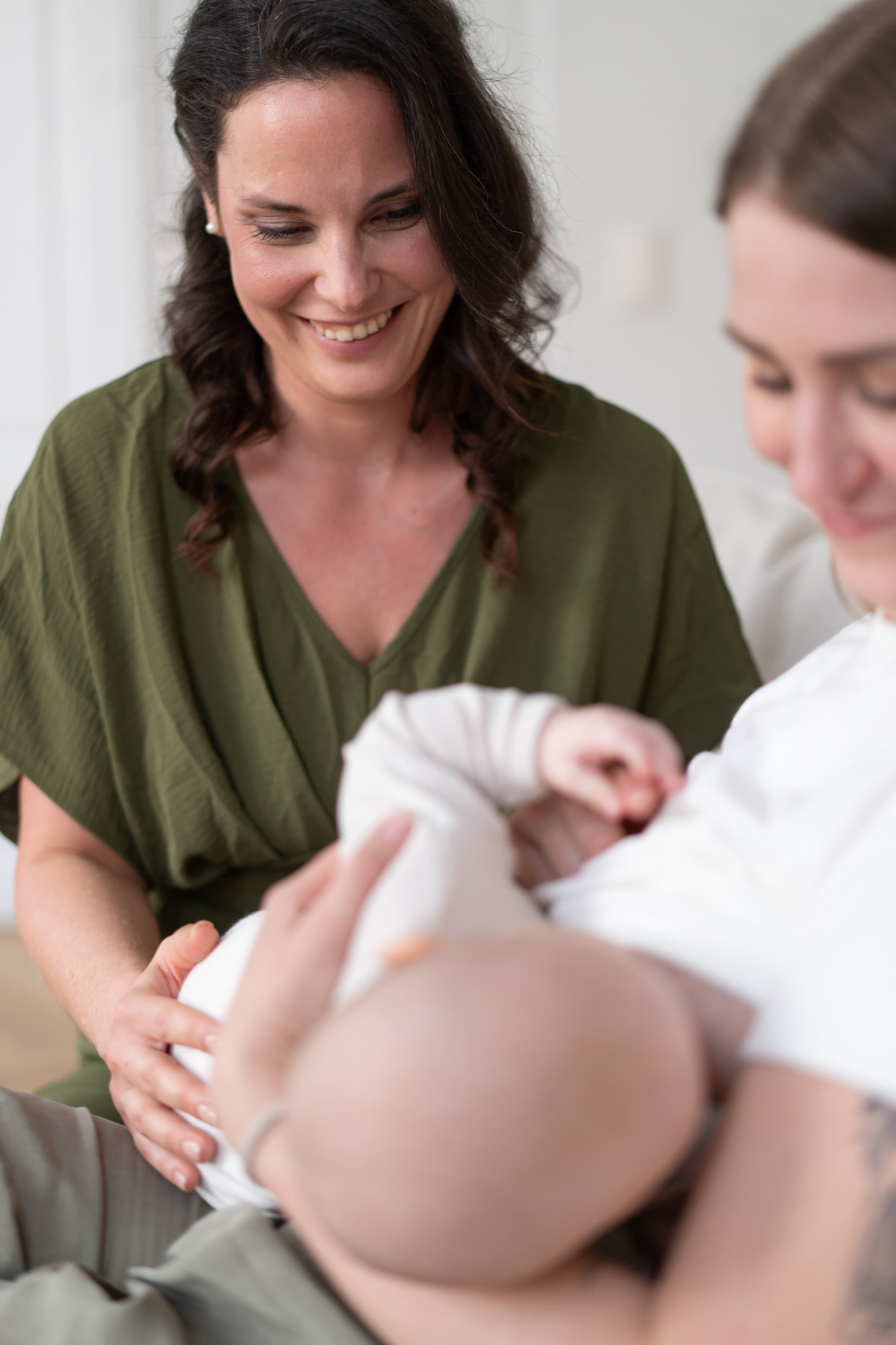 Aileen mit Baby